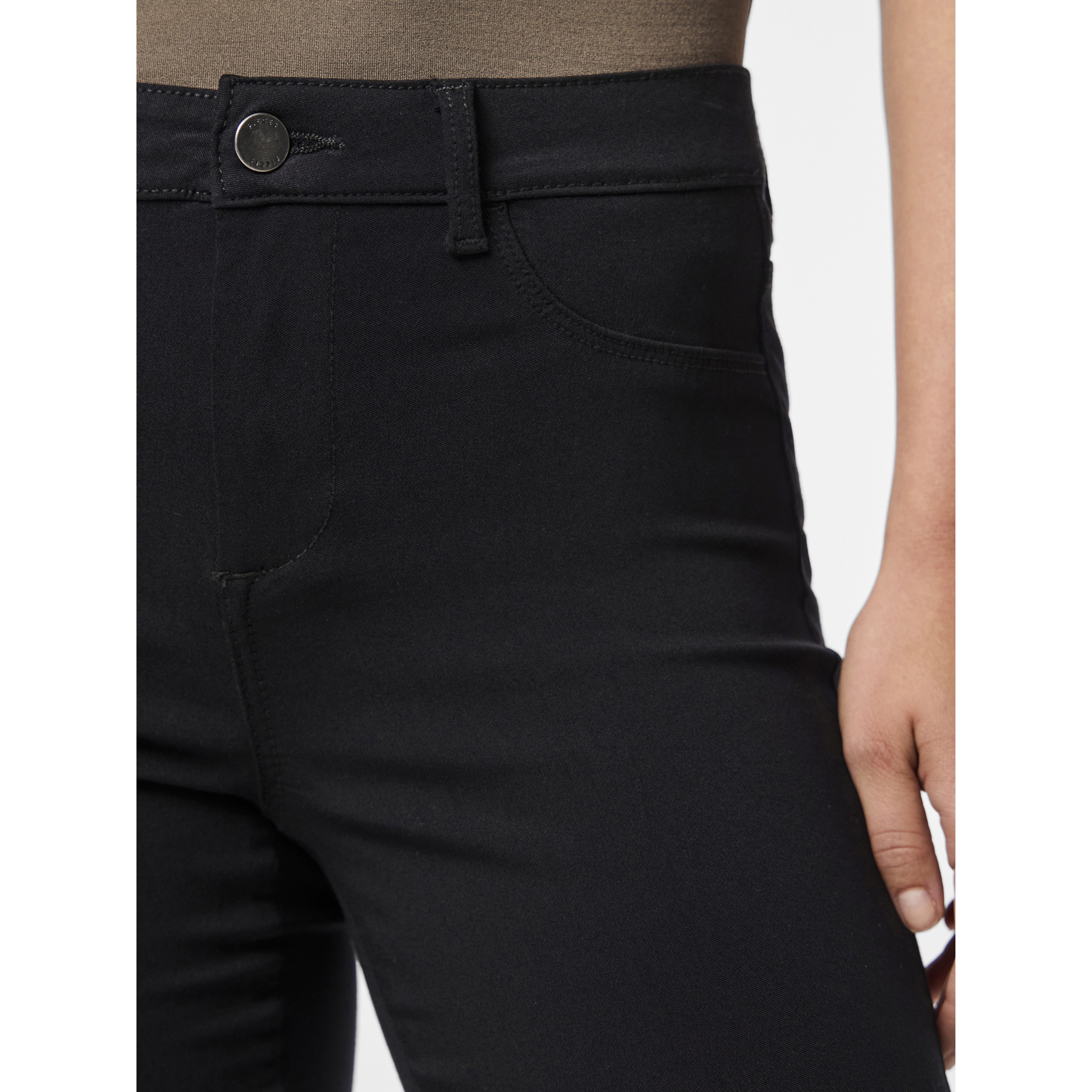 PIECES Kelnės moterims, Juoda, PCSKIN WEAR MW J 6