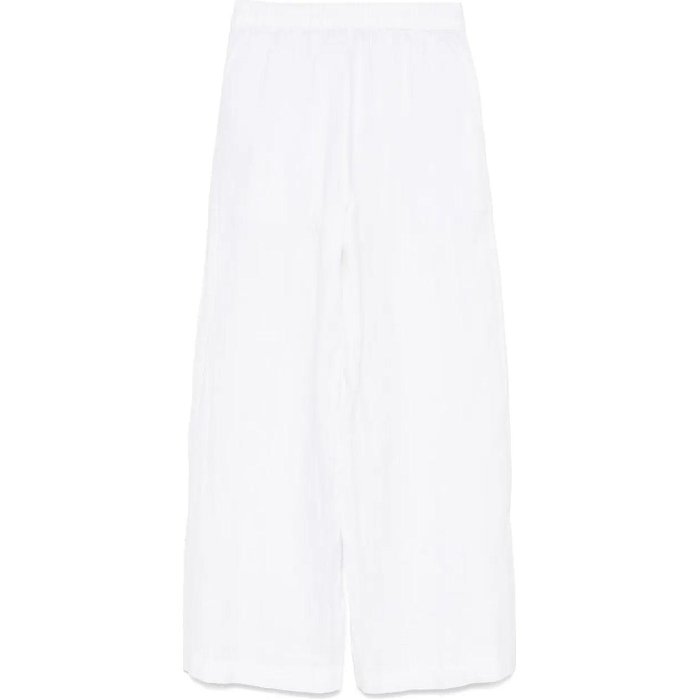 DKNY Kelnės moterims, Balta, Wide leg linen pant 2