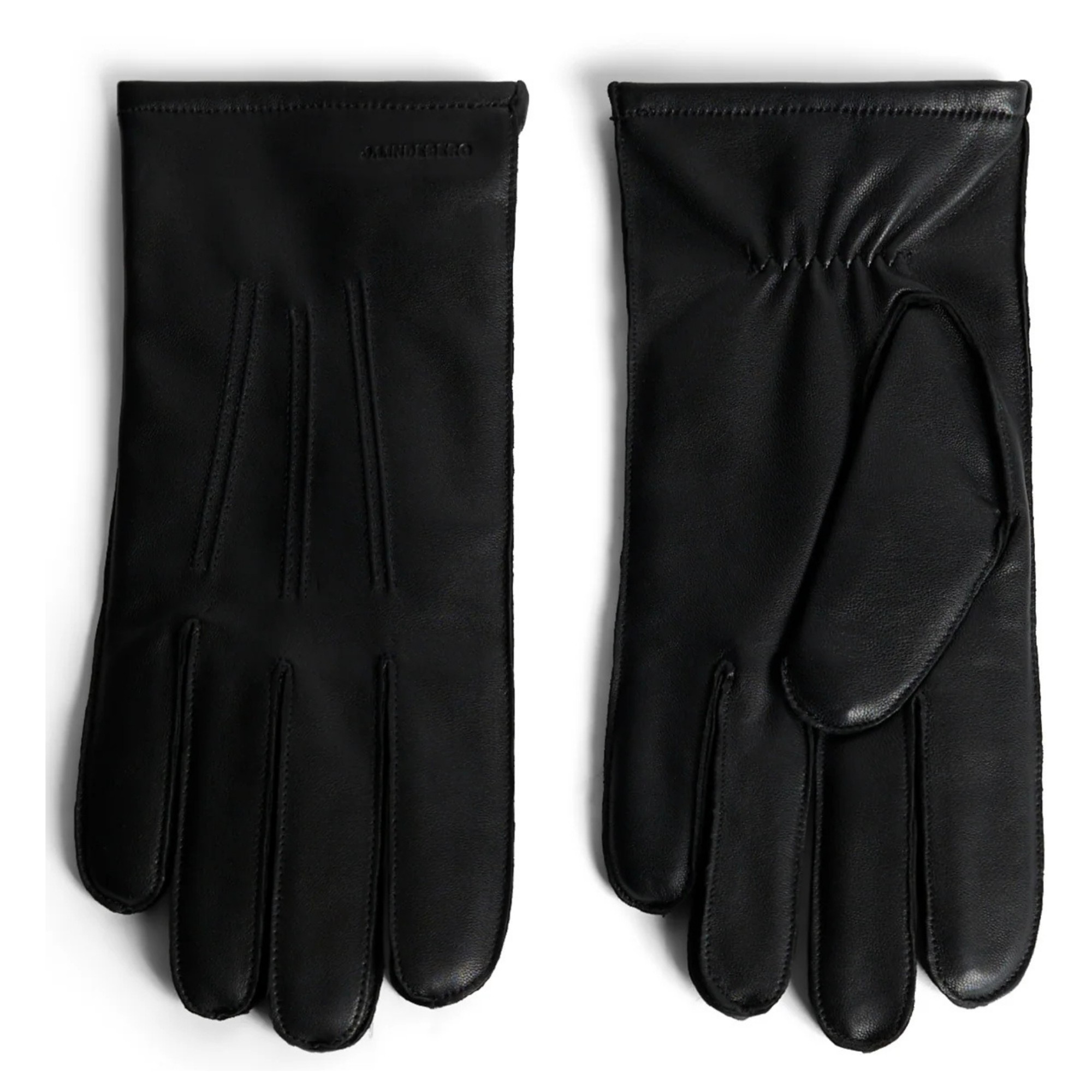 J.LINDEBERG Pirštuotos pirštinės vyrams, Juoda, Milo leather glove 1