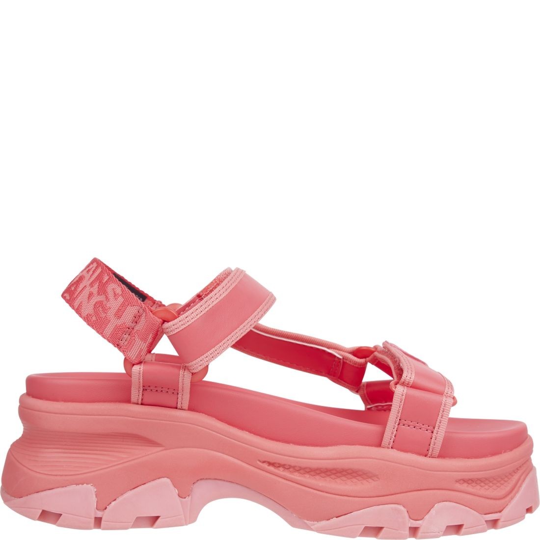 TOMMY JEANS Basutės moterims, Rožinė, Webbing hyrbid sandal 3