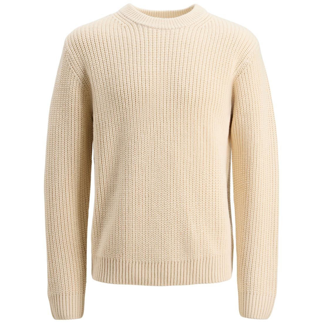 JACK & JONES Megztinis vyrams, Smėlio, Bleecker knit crew neck