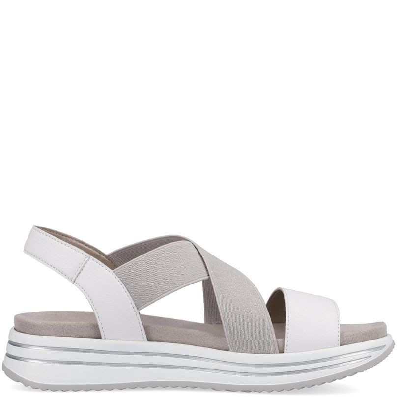 REMONTE Basutės moterims, Balta, SANDALS 3