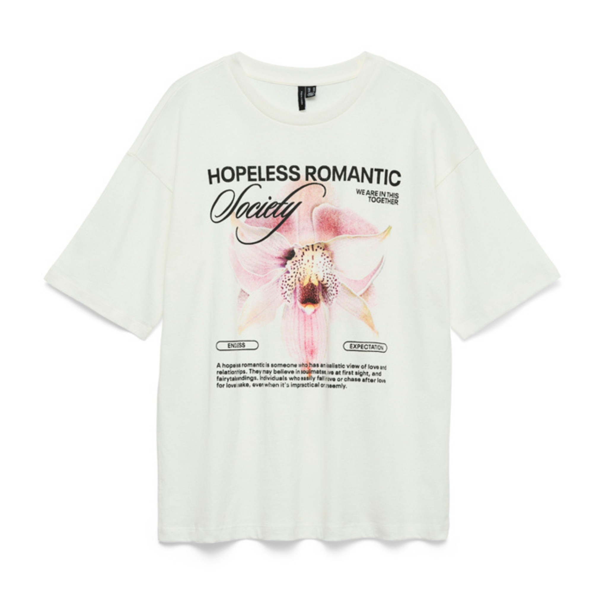 VERO MODA Marškinėliai moterims, Balta, Laura tee