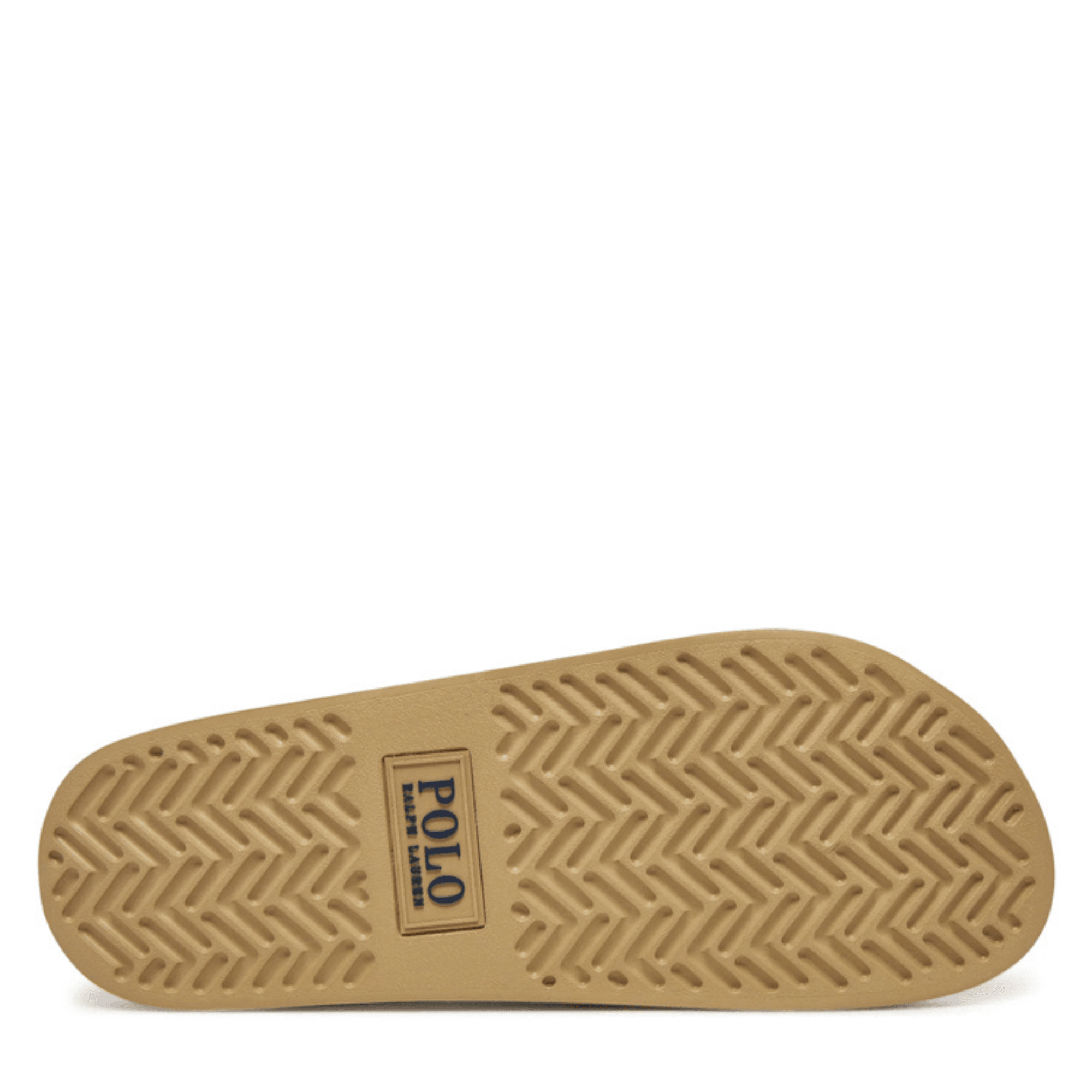 POLO RALPH LAUREN Guminės šlepetės moterims, Smėlio, Pony slides 4