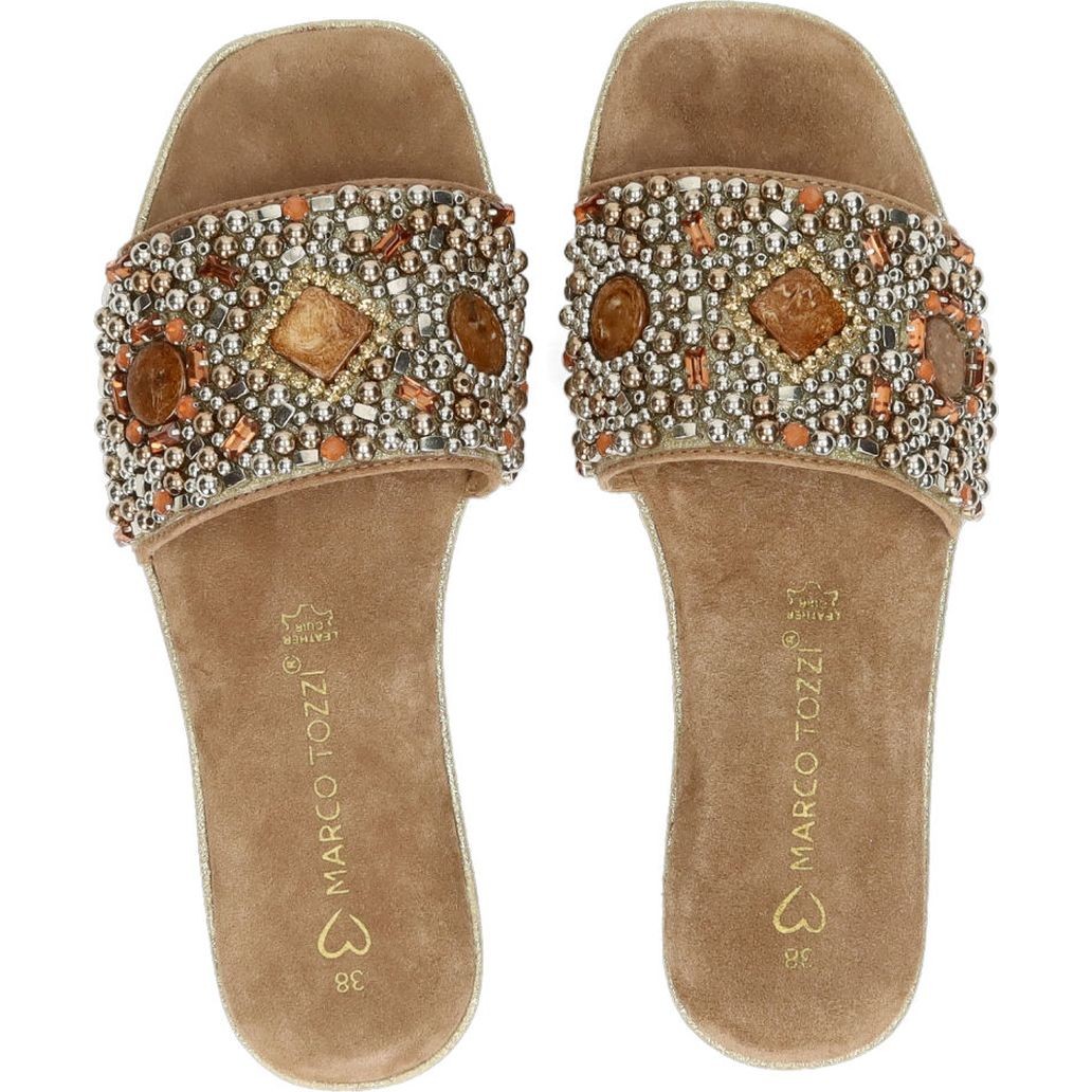 MARCO TOZZI Šlepetės moterims, Ruda, SLIPPERS 5