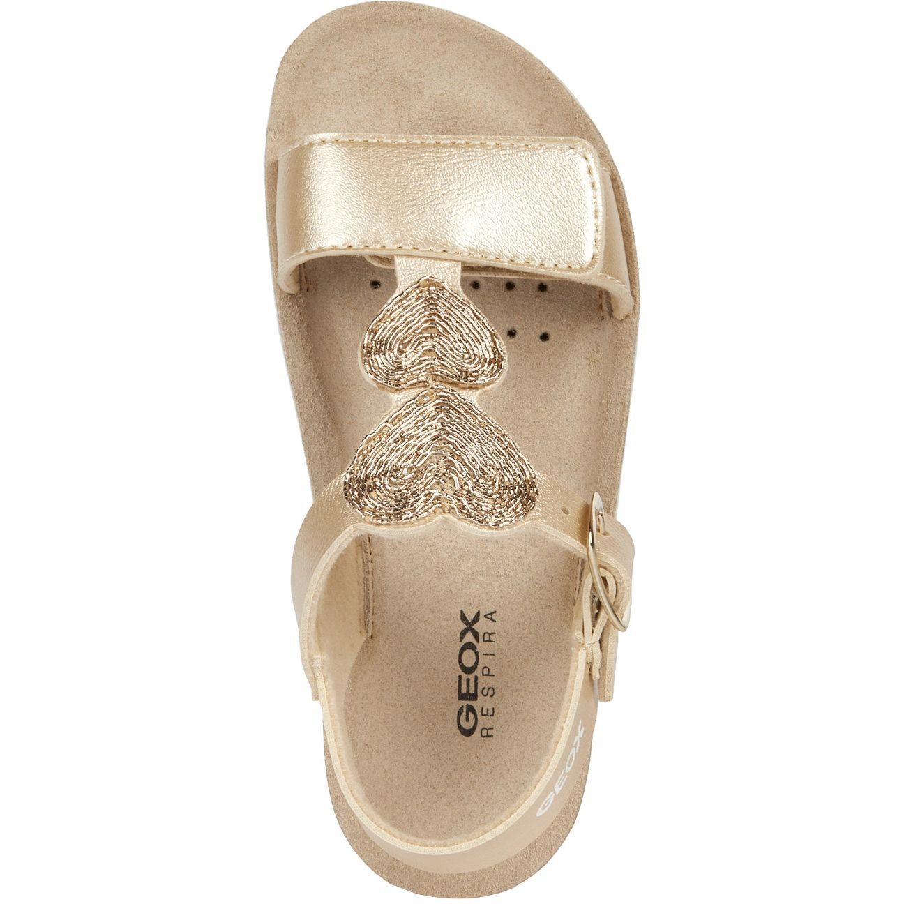 GEOX Basutės mergaitėms, Auksinė, SANDALS COSTAREI 5