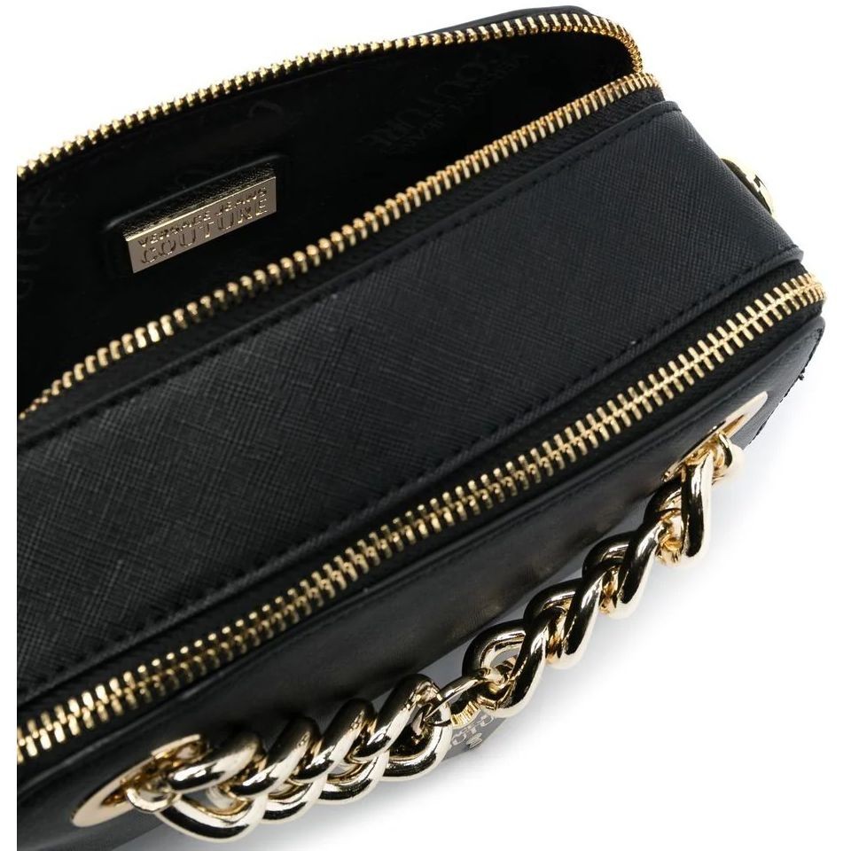 VERSACE JEANS CUTURE Rankinė per petį moterims, Juoda, Range c - deluxe crossbody 4