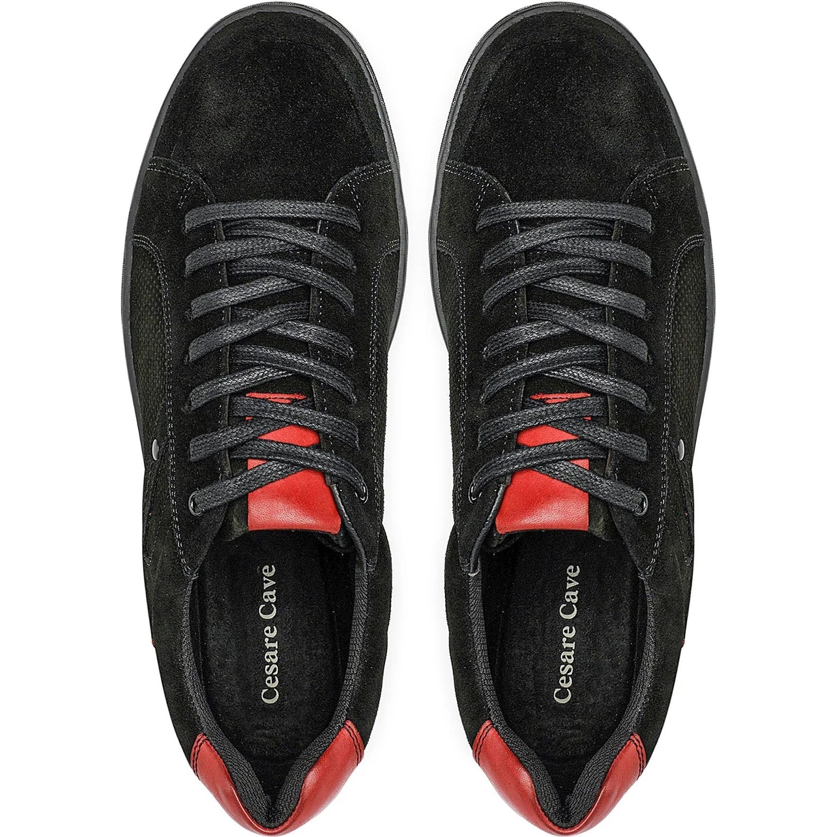 CESARE CAVE Bateliai - vyrams, Juoda, SHOES 4