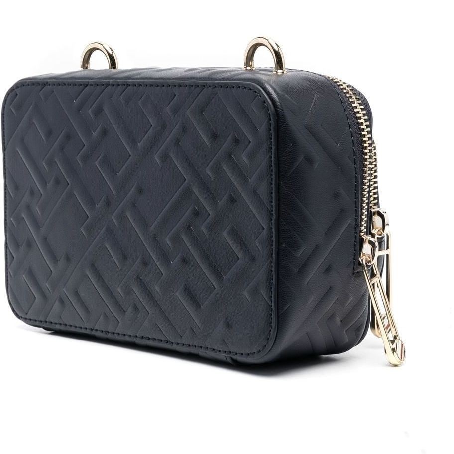 TOMMY HILFIGER Rankinė per petį moterims, Mėlyna, ICONIC CAMERA BAG MONO 2