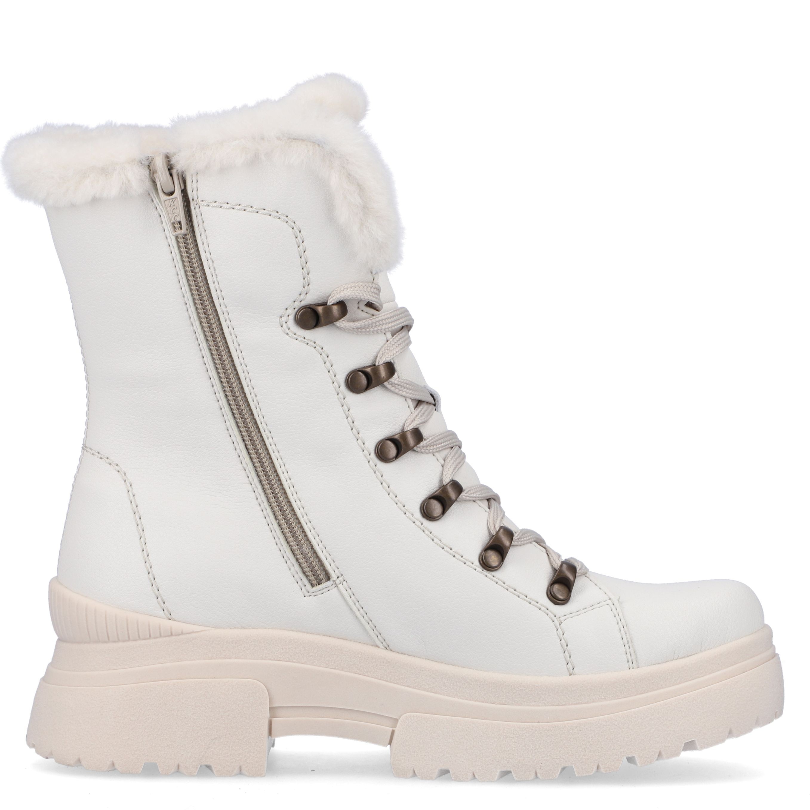 RIEKER Aulinukai moterims, Balta, BOOTIES 3