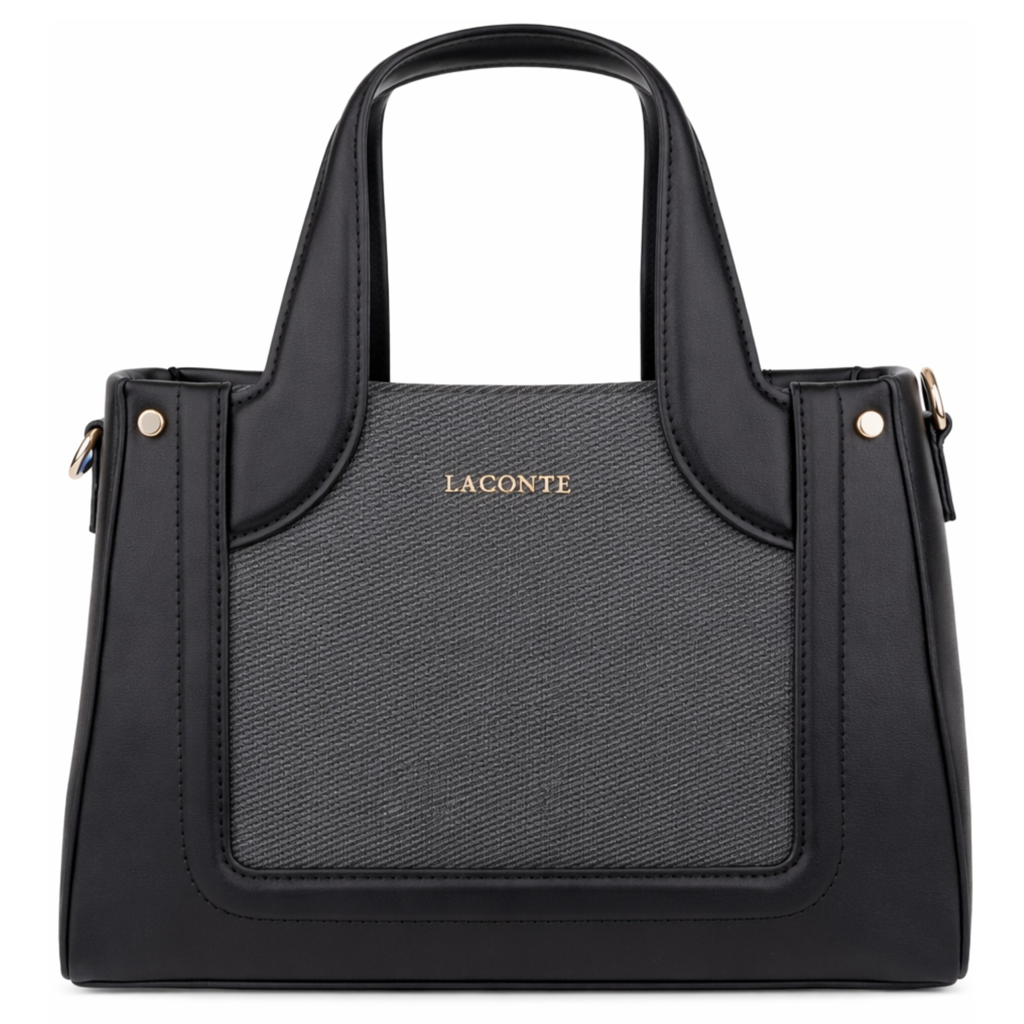 LA CONTE Pirkinių krepšys moterims, Juoda, Tote bag 1