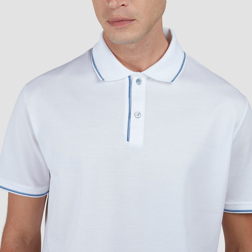 PAUL&SHARK Polo marškiniai trumpos rank. vyrams, Balta, Short sleeve polo 2