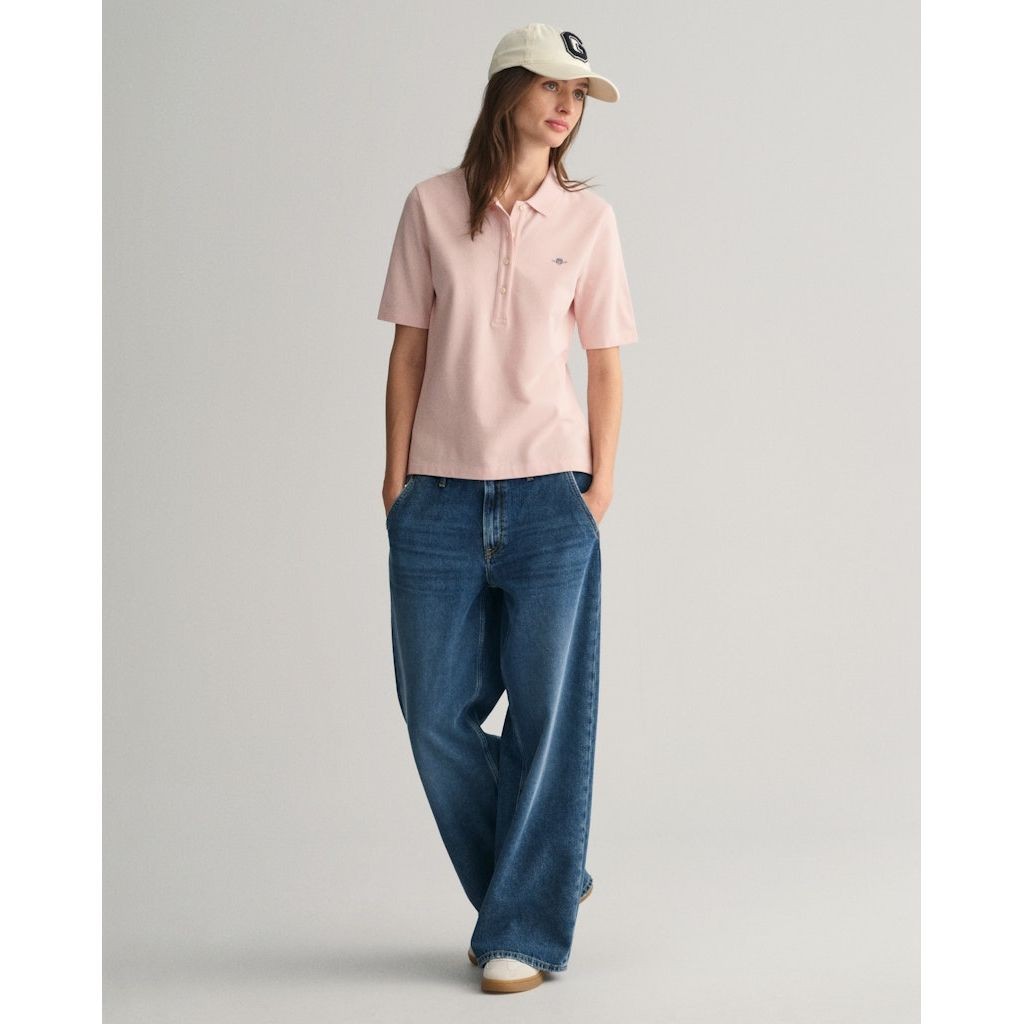 GANT Polo marškiniai trumpos rank. moterims, Rožinė 6