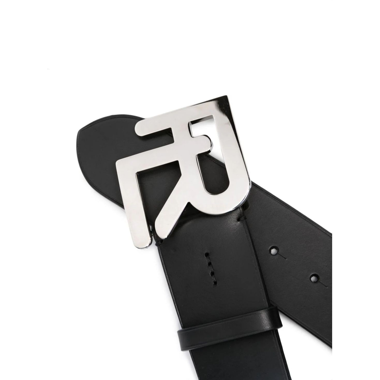 RALPH LAUREN Diržas moterims, Juoda, 50mm rl logo belt wide 2