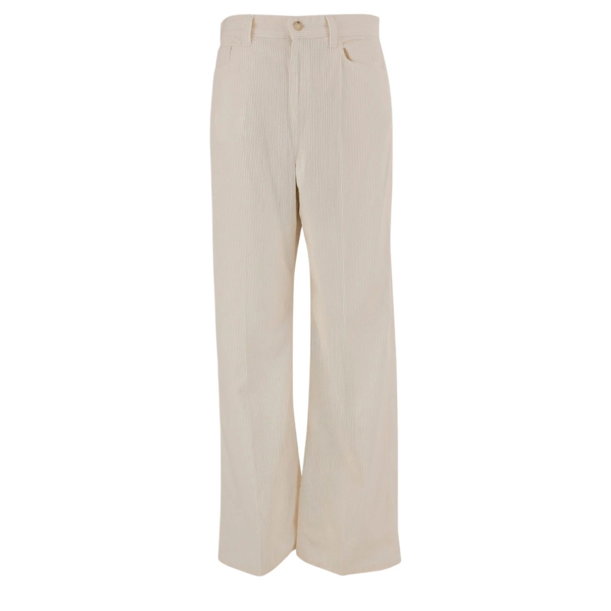 POLO RALPH LAUREN Kelnės moterims, Balta, Wide leg pants 1