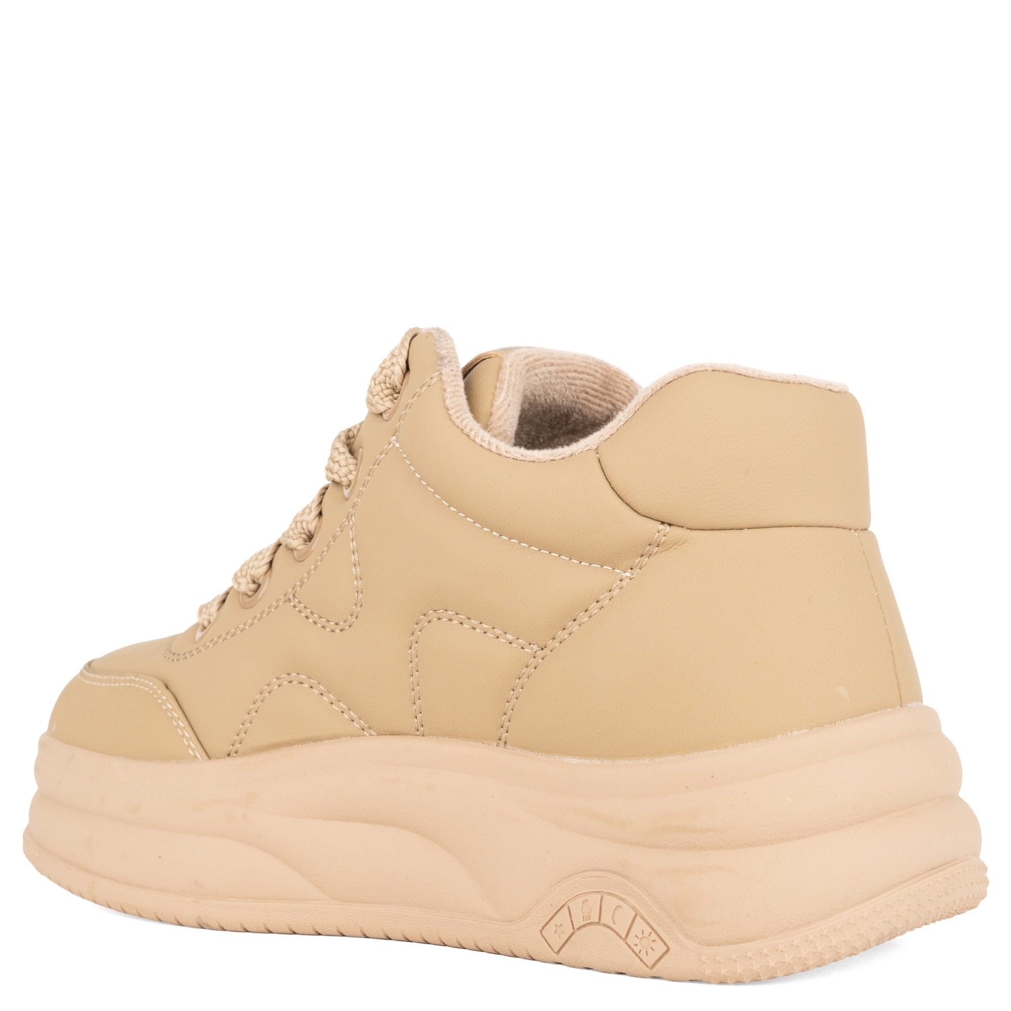 LA CONTE Sportbačiai moterims, Smėlio, Sneakers 3