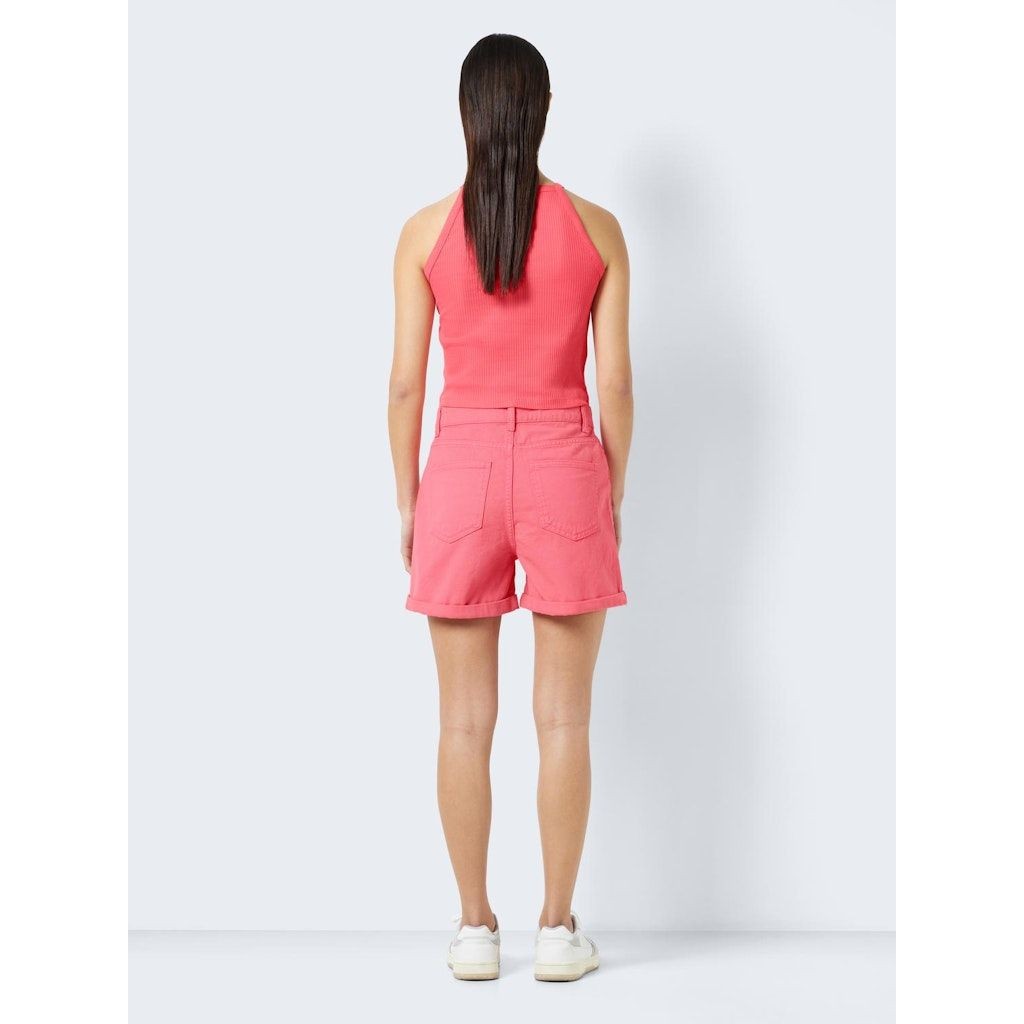 NOISY MAY Šortai moterims, Rožinė, NMSMILEY NW SHORTS CL 5