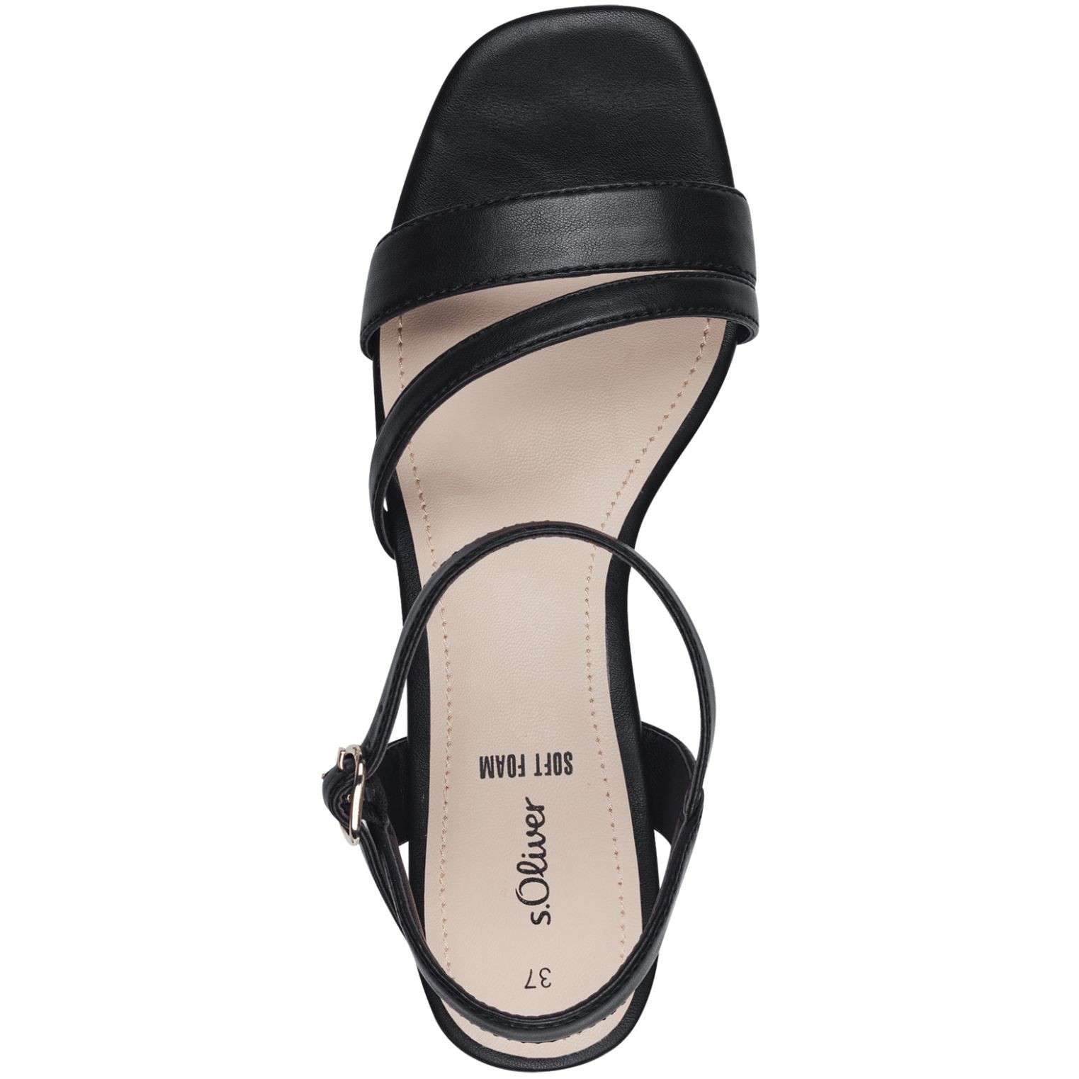 S.OLIVER Basutės moterims, Juoda, SANDALS 4