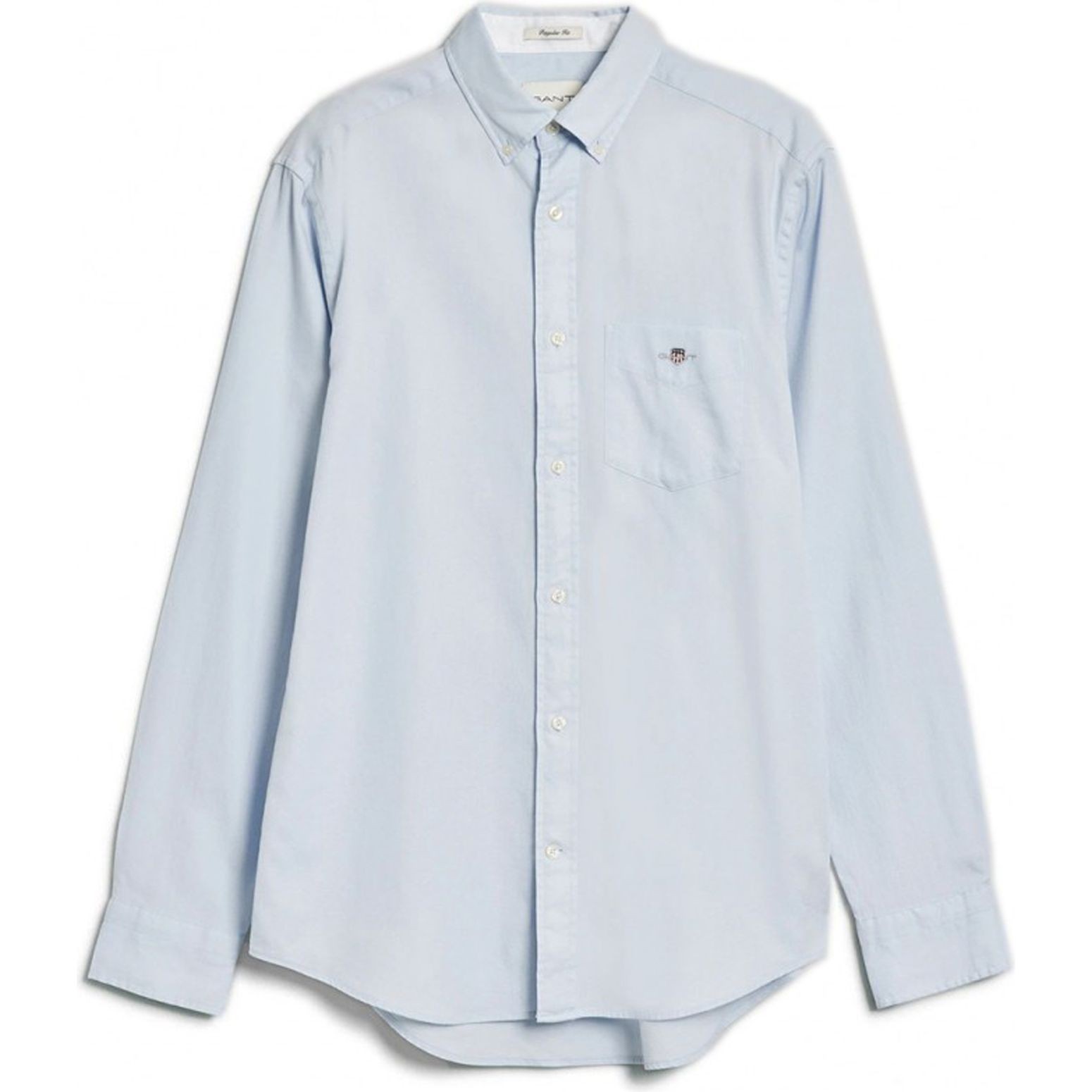 GANT Marškiniai vyrams, Mėlyna, REG HONEYCOMB TEXTURE SHIRT 1