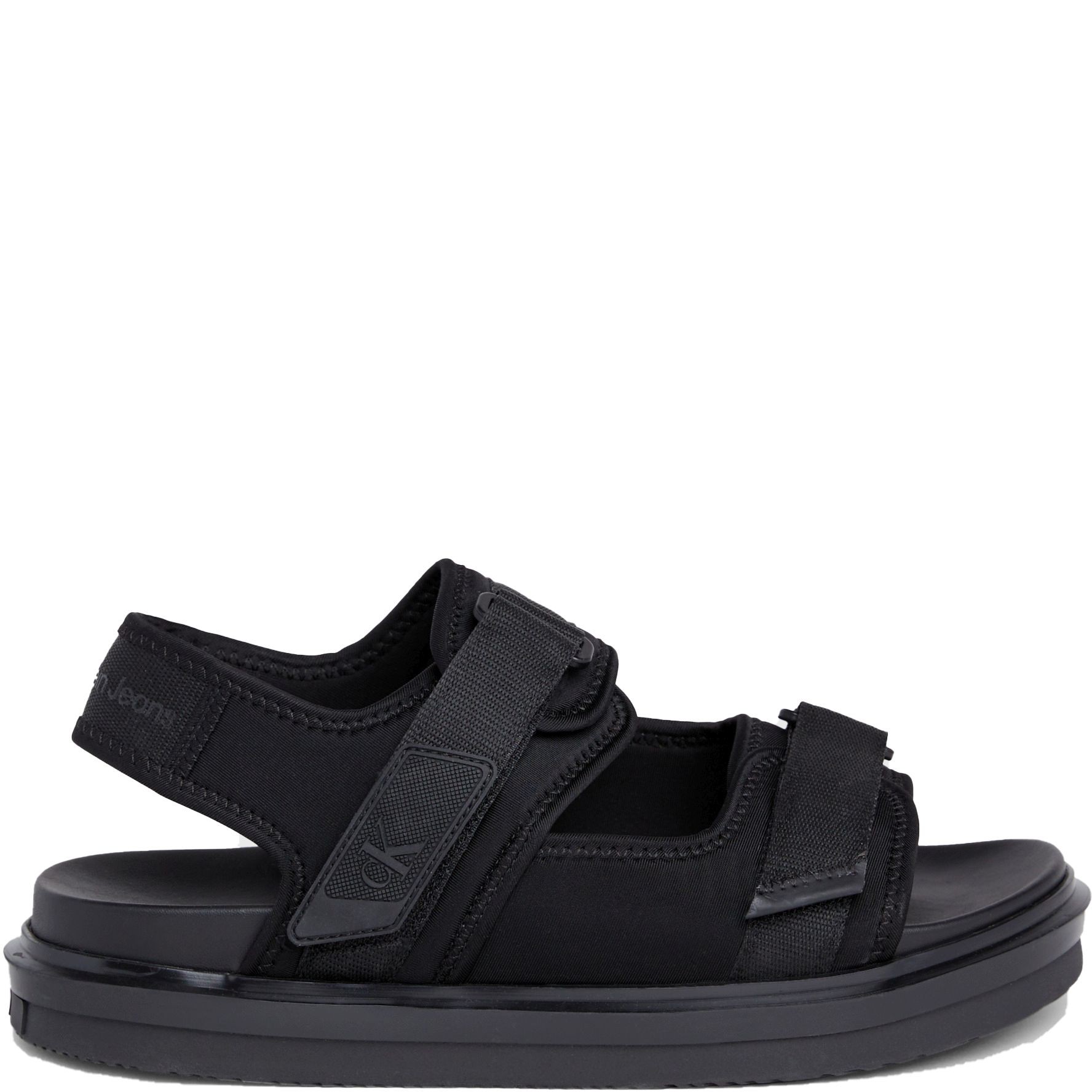 CALVIN KLEIN JEANS Basutės vyrams, Juoda, Sandal velcro 2