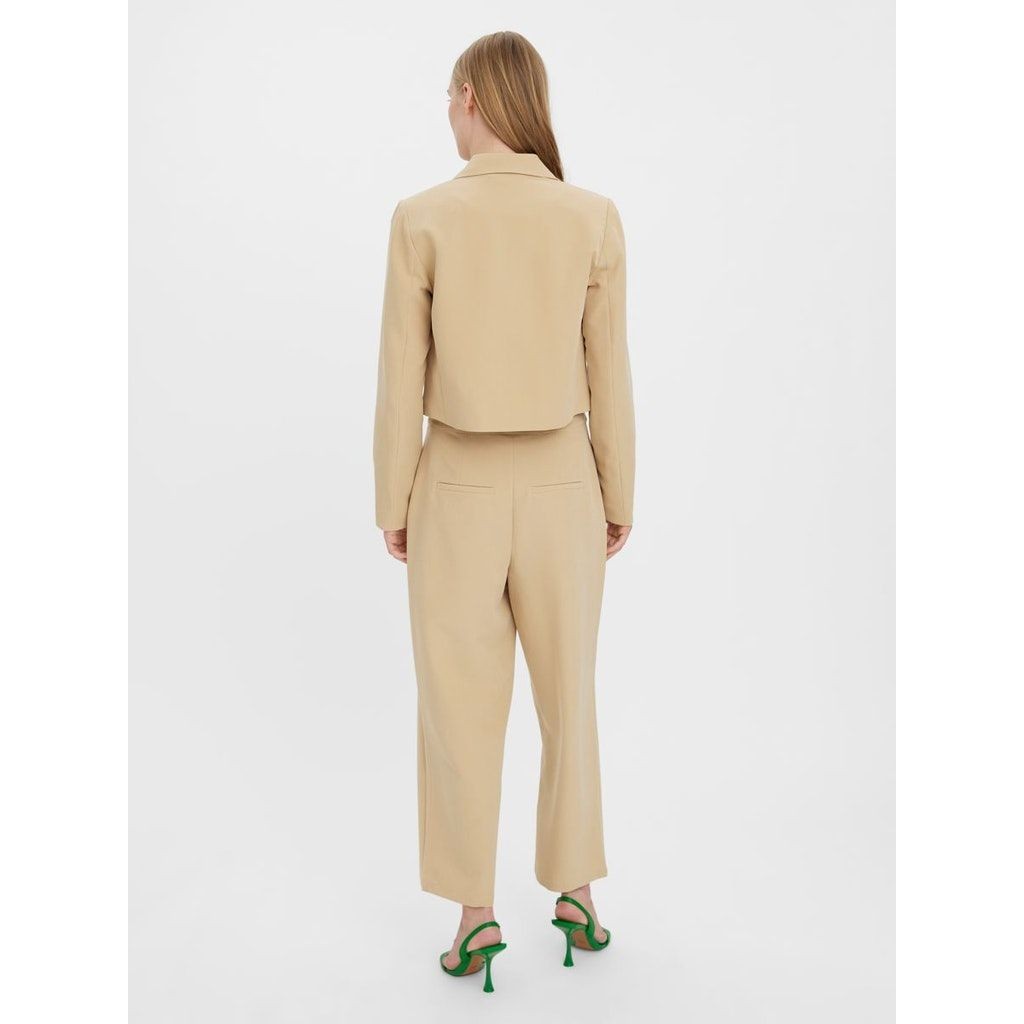 VERO MODA Švarkas moterims, Smėlio, VMUTE LS SHORT POCKET 6