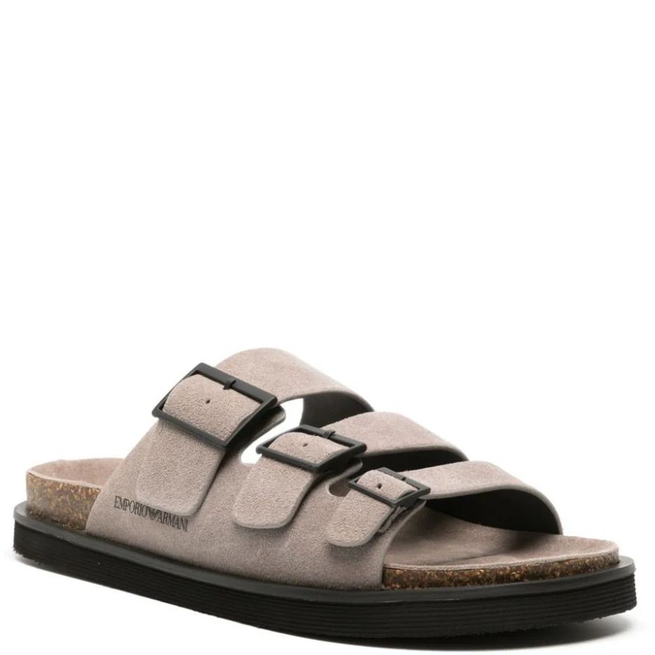 EMPORIO ARMANI Basutės vyrams, Pilka, Sandal 1