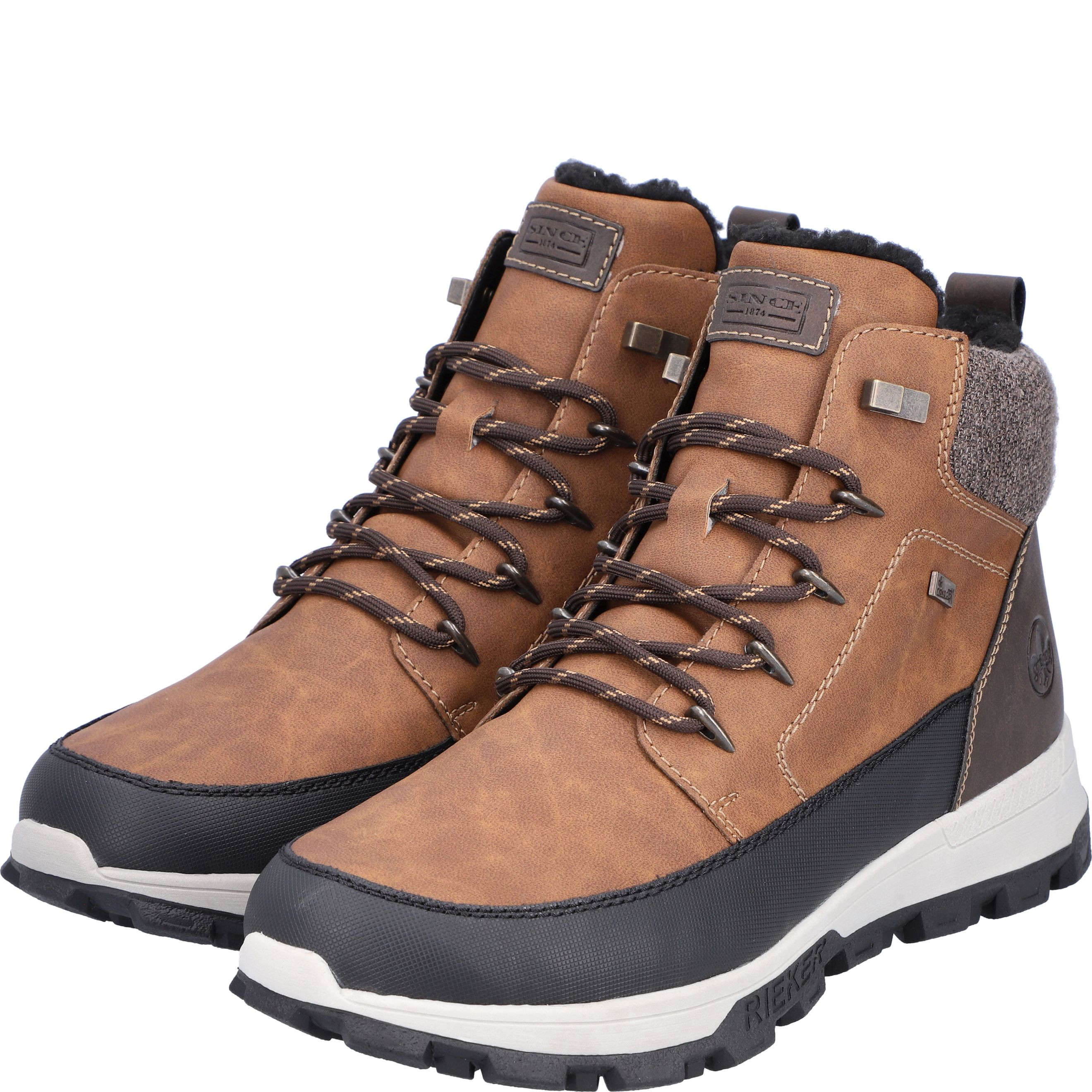 RIEKER Aulinukai vyrams, Ruda, BOOTIES 11