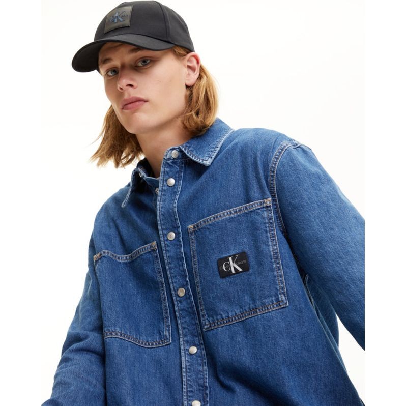 CALVIN KLEIN JEANS Kepurė vyrams, Juoda, TAGGED CAP 3