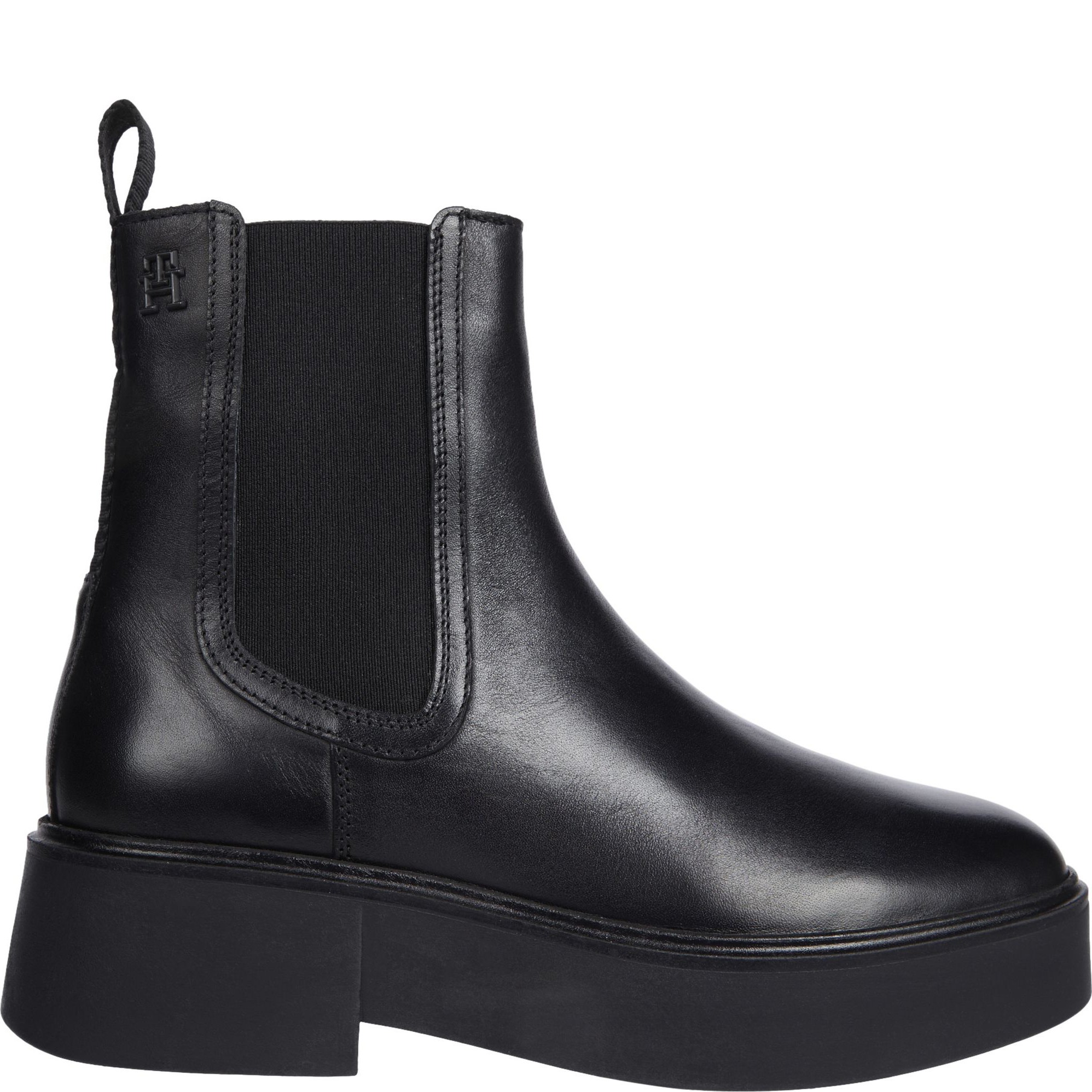 TOMMY HILFIGER Aulinukai moterims, Juoda, Minimal chelsea logotape 2