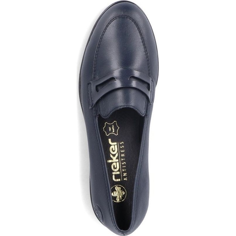 RIEKER Loaferiai moterims, Mėlyna, Ladies shoes 8