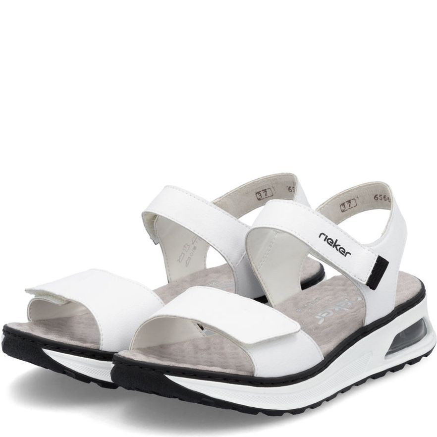 RIEKER Basutės moterims, Balta, Sandals 7