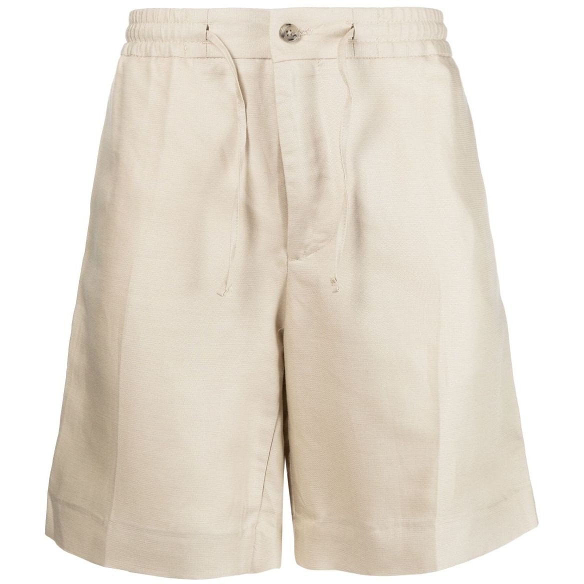 J.LINDEBERG Šortai vyrams, Smėlio, Baron tencel linen shorts 1