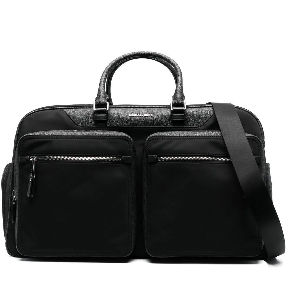 MICHAEL KORS Rankinė, krepšys vyrams, Juoda, Brooklyn nylon duffel bag 1