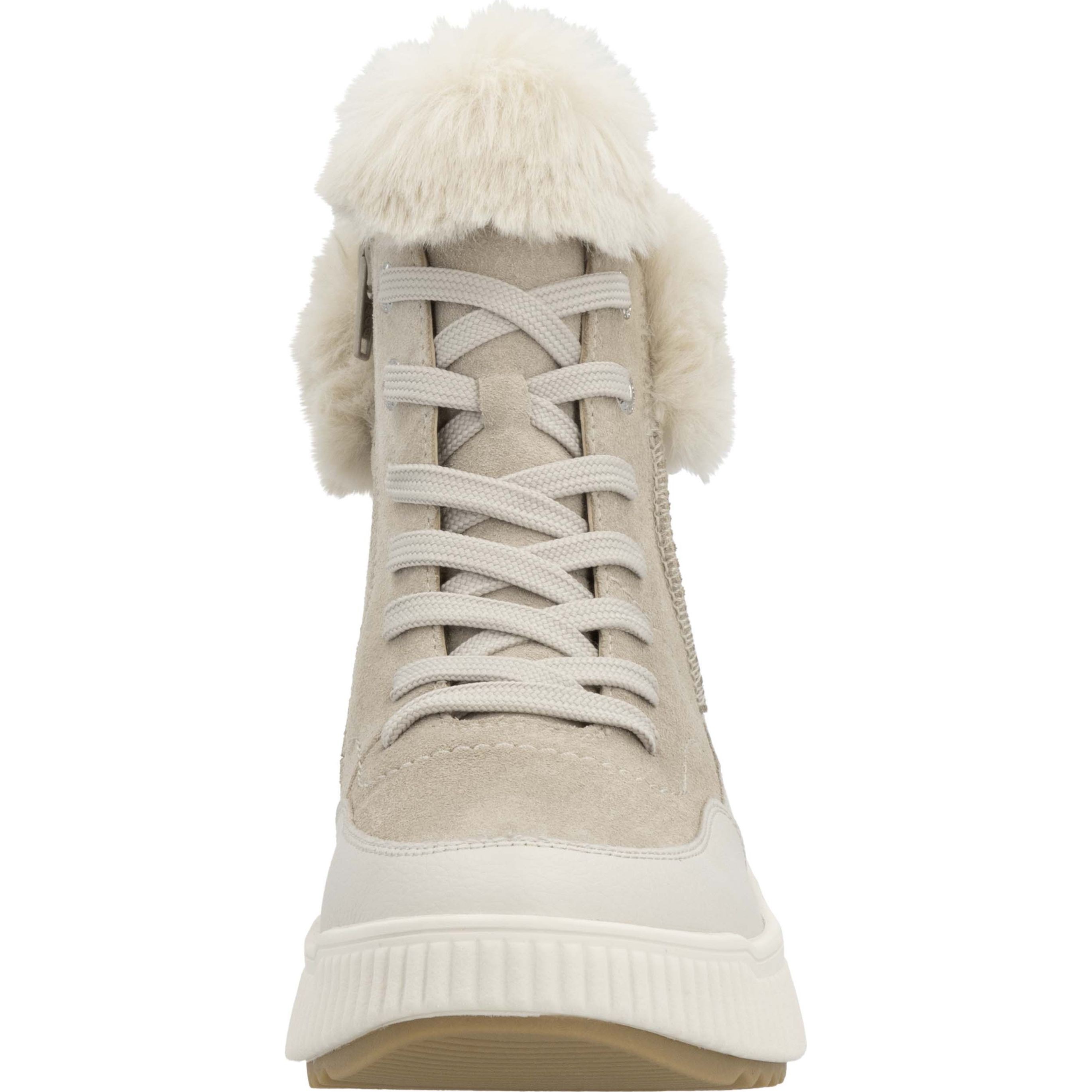 RIEKER EVOLUTION Aulinukai moterims, Smėlio, Ladies mid height boots 8