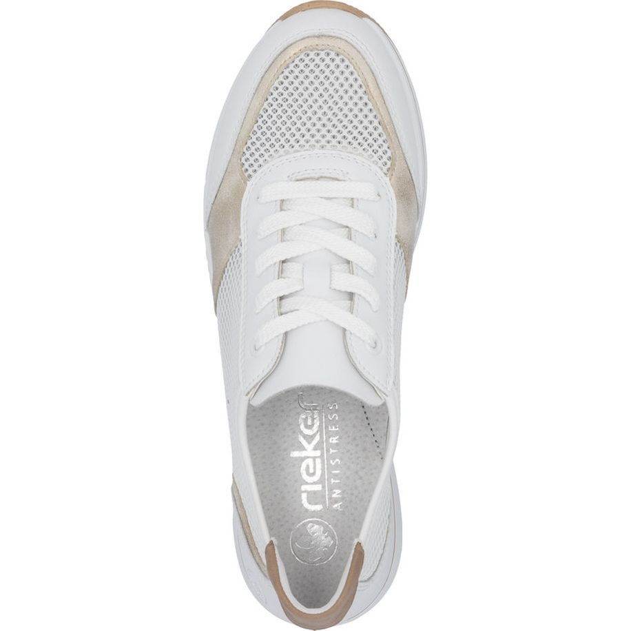 RIEKER Laisvalaikio bateliai moterims, Balta, Sneakers 5