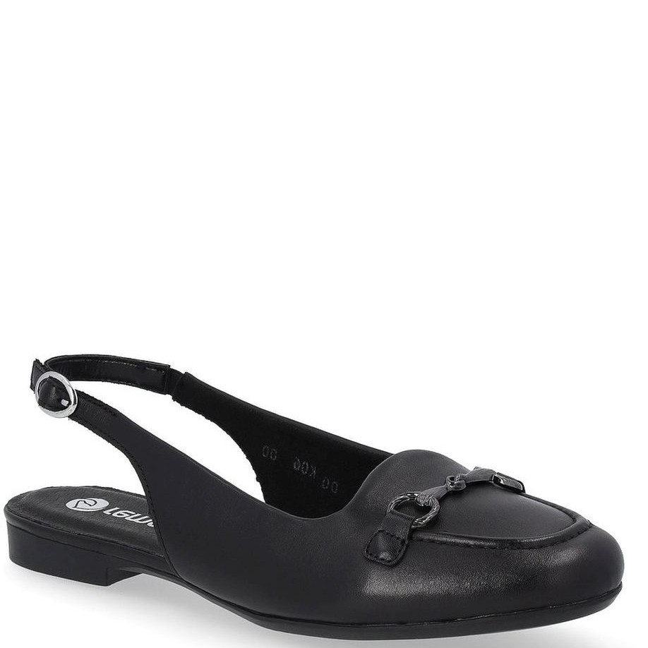 REMONTE Basutės moterims, Juoda, SANDALS 1