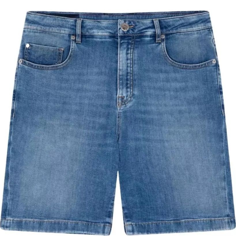 PAUL&SHARK Šortai vyrams, Kūno, denim bermuda 5 pockets