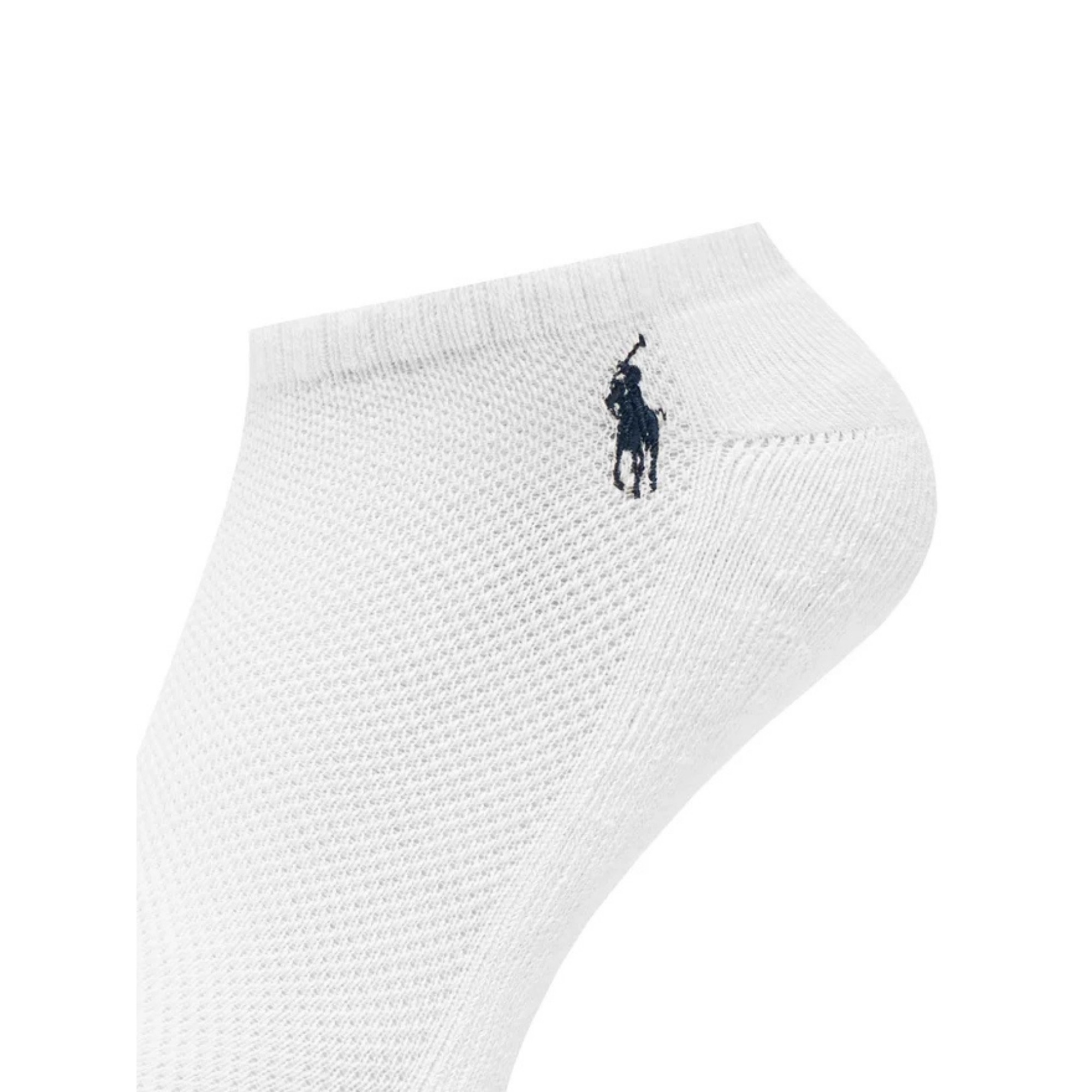 POLO RALPH LAUREN UW Kojinės moterims, Balta, Sport low ct no show 3 pack 3