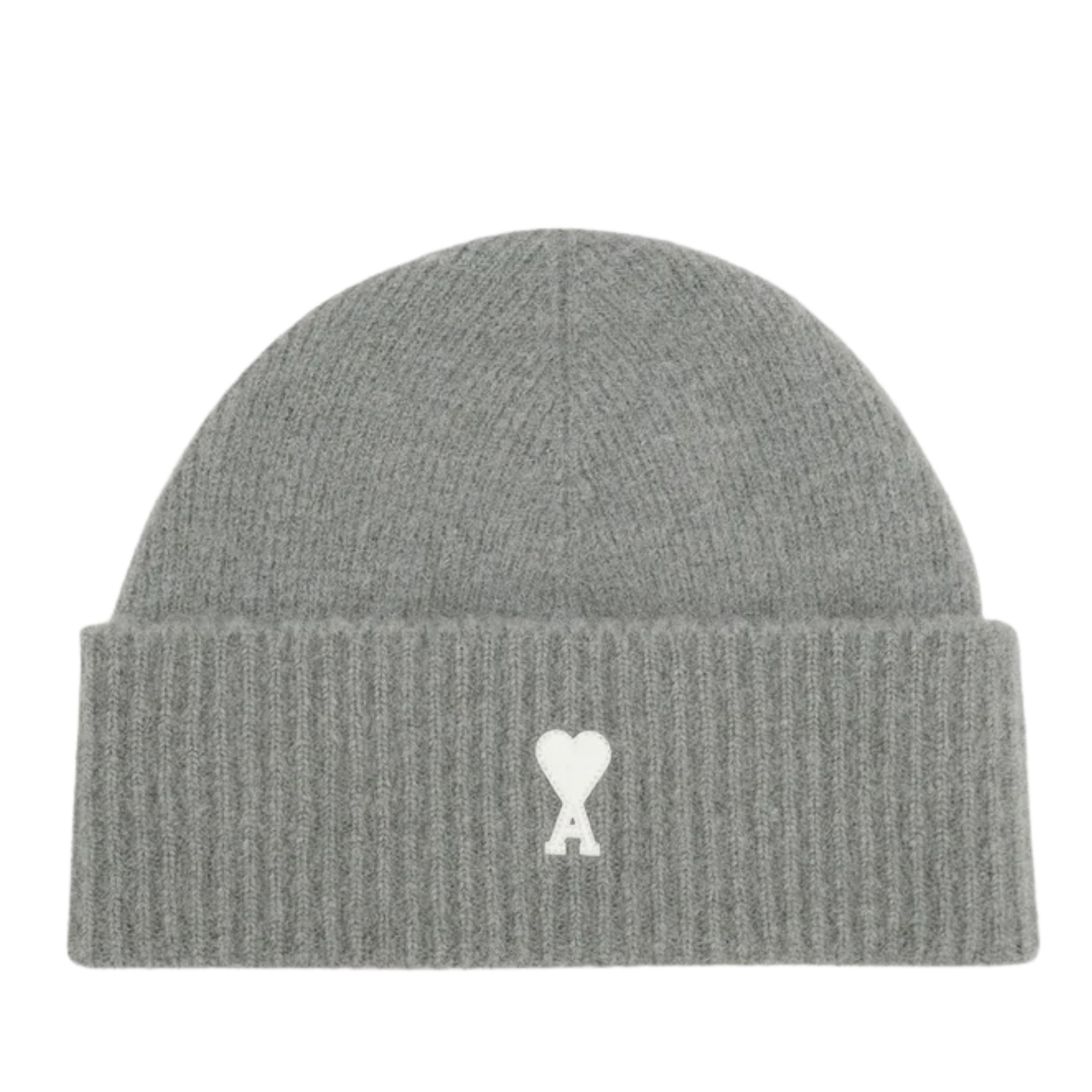 AMI PARIS Skrybėlė, Pilka, Ami de coeur beanie 1