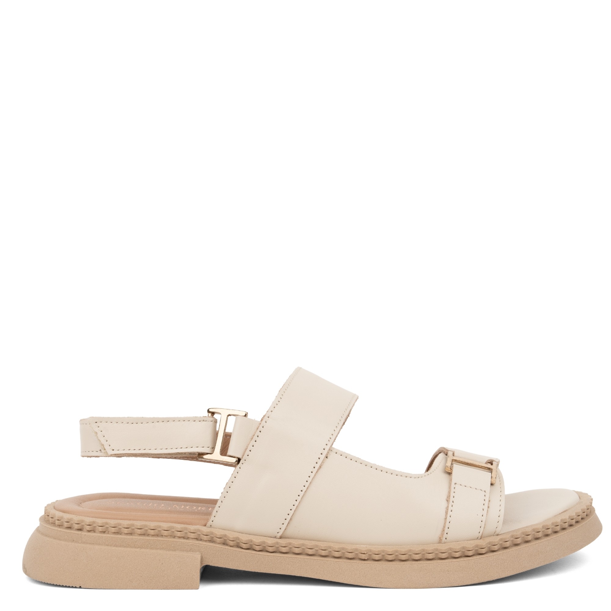 SERGIO MORETTI Basutės moterims, Smėlio, Sandals 2