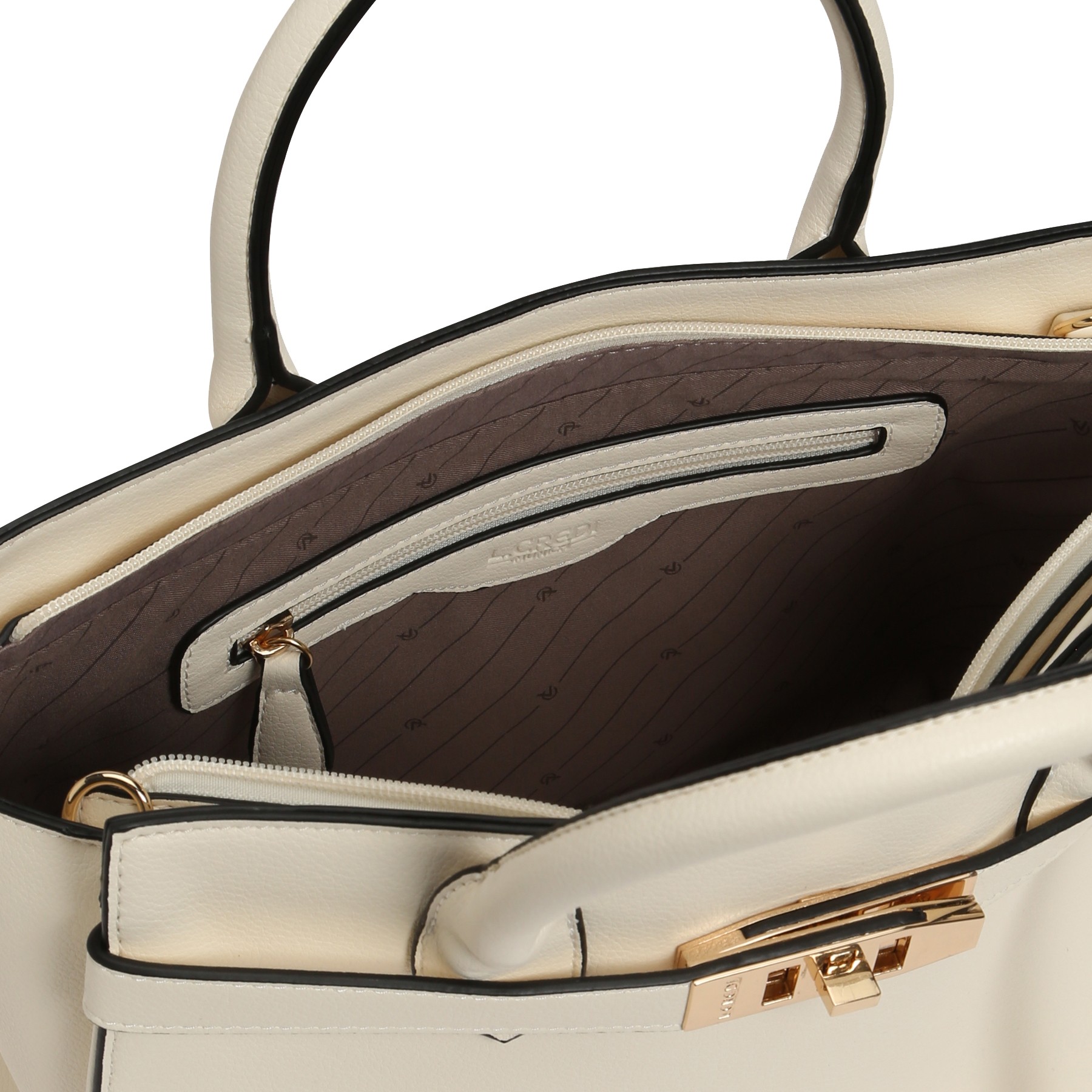 L.CREDI Rankinė, krepšys moterims, Balta, Konstanze bag 4