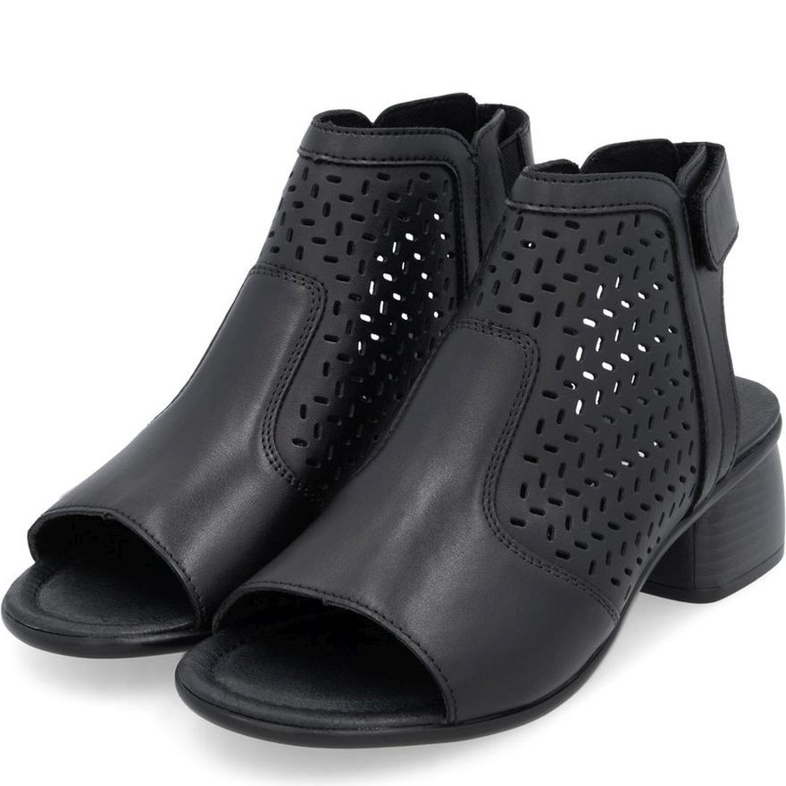 REMONTE Basutės moterims, Juoda, Sandals 3