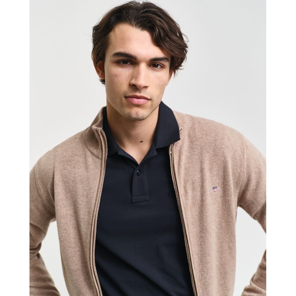 GANT Kardiganas vyrams, Ruda, SUPERFINE LAMBSWOOL 4