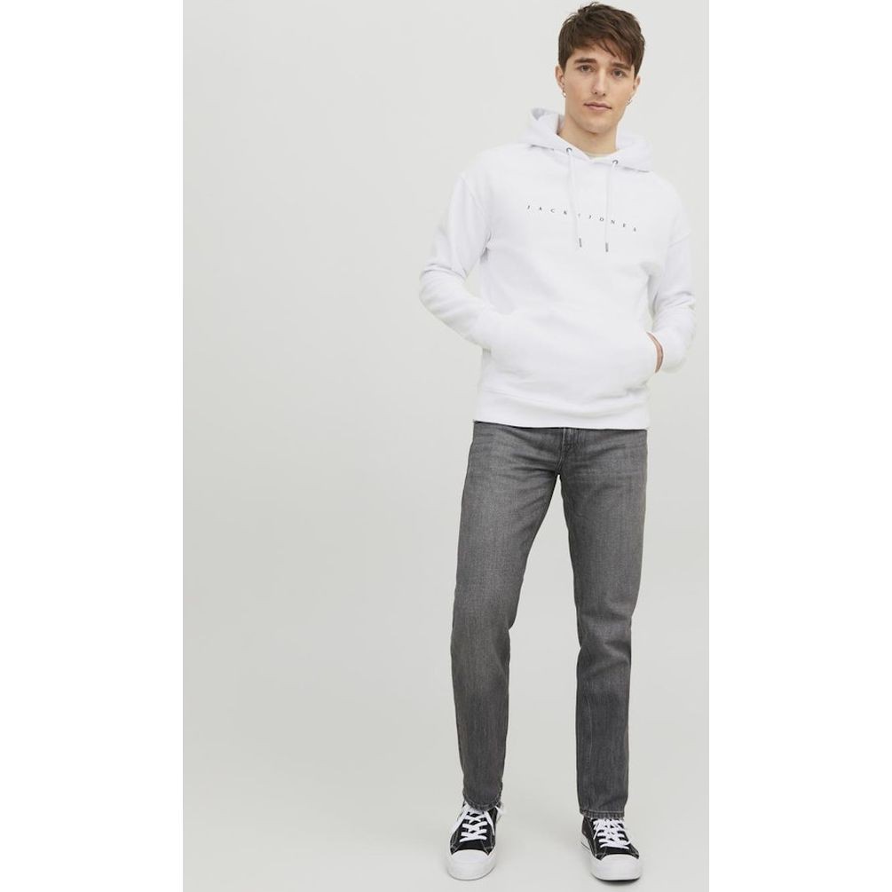 JACK & JONES Džemperis vyrams, Balta, JJESTAR JJ SWEAT HOOD 7