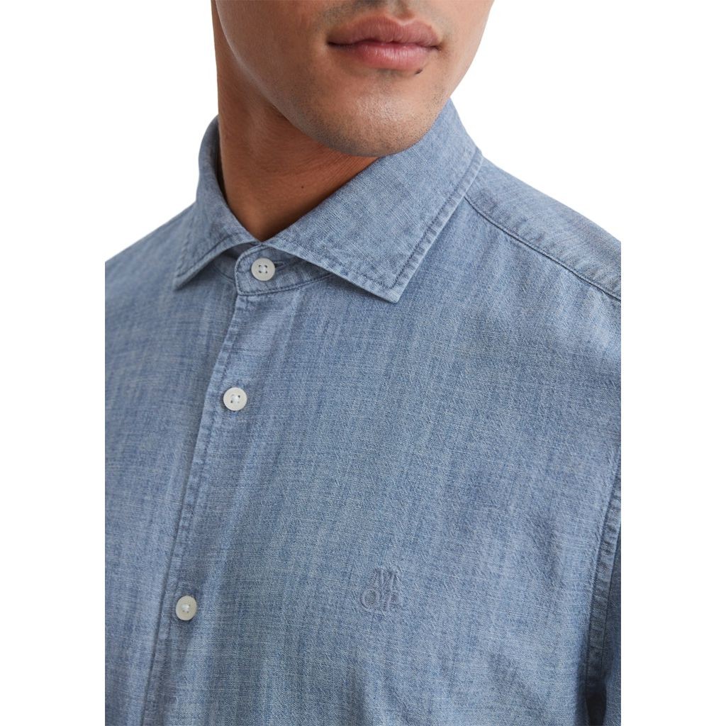 MARC O'POLO Marškiniai ilgomis rankovėmis vyrams, Mėlyna 4