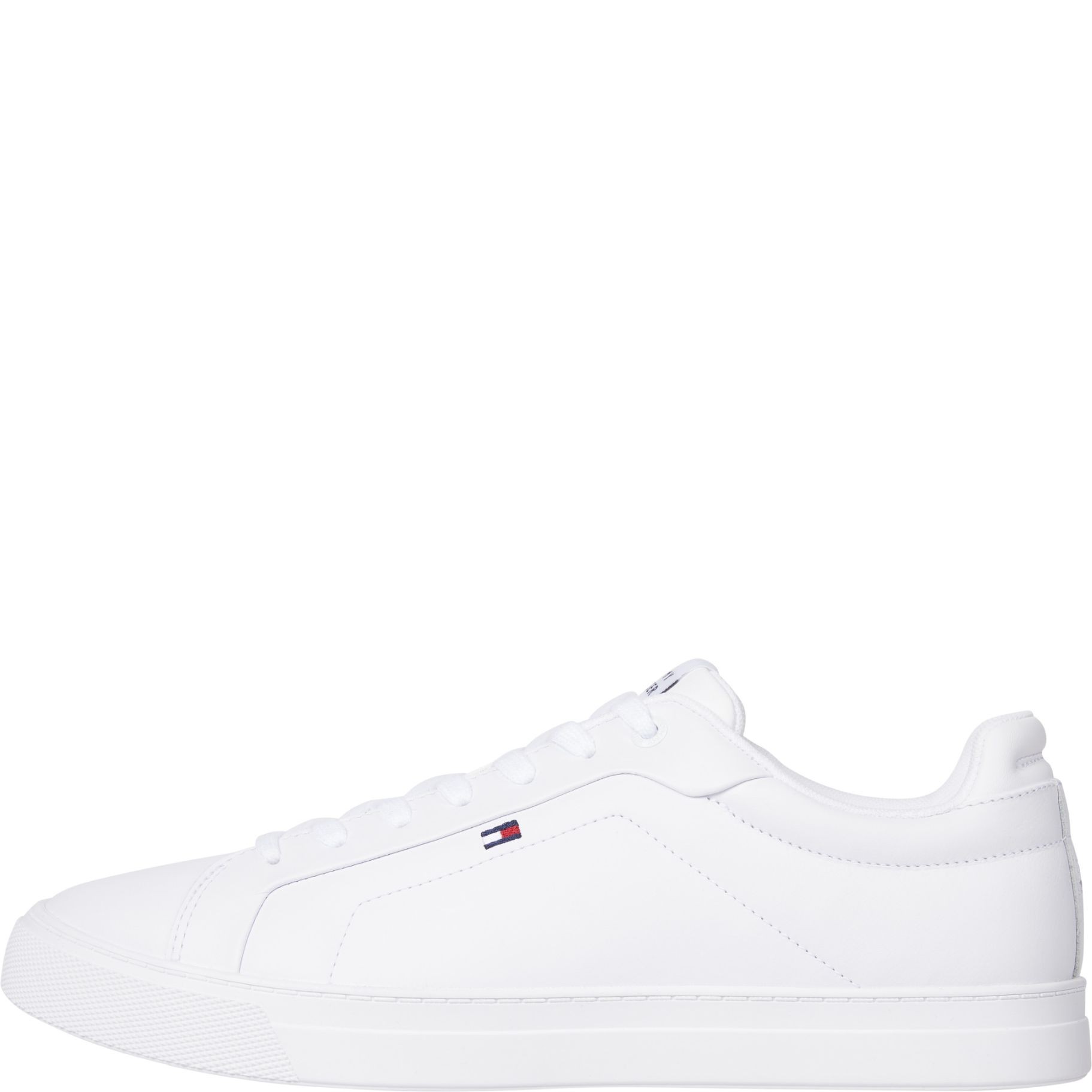 TOMMY HILFIGER Laisvalaikio bateliai vyrams, Balta, Icon court flag sneaker 2