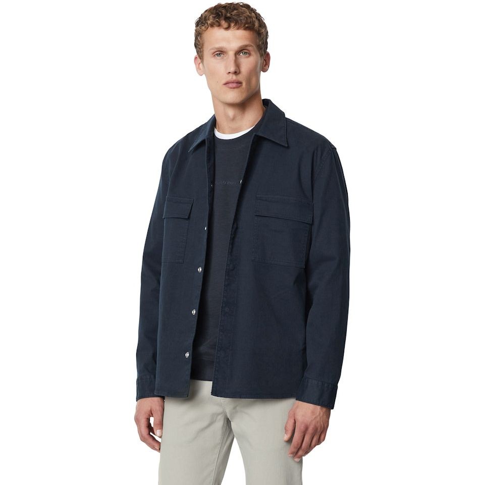 MARC O'POLO Marškiniai ilgomis rankovėmis vyrams, Mėlyna 2