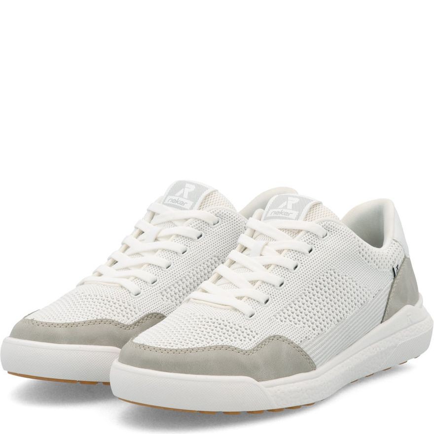 RIEKER Laisvalaikio bateliai vyrams, Balta, Sneakers 7