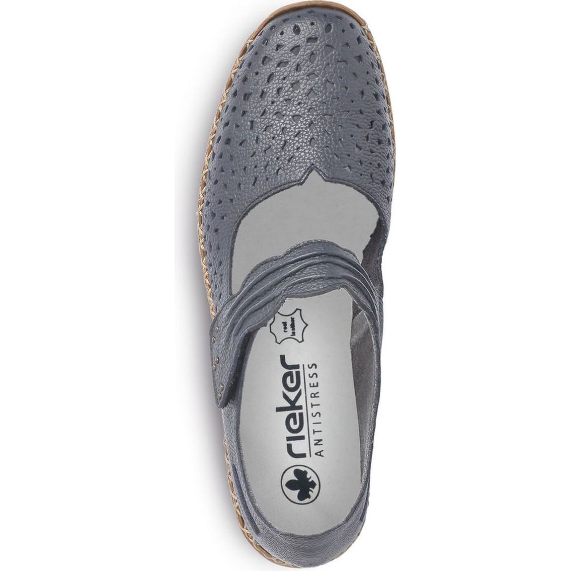 RIEKER Bateliai - moterims, Mėlyna, 41399/14 5