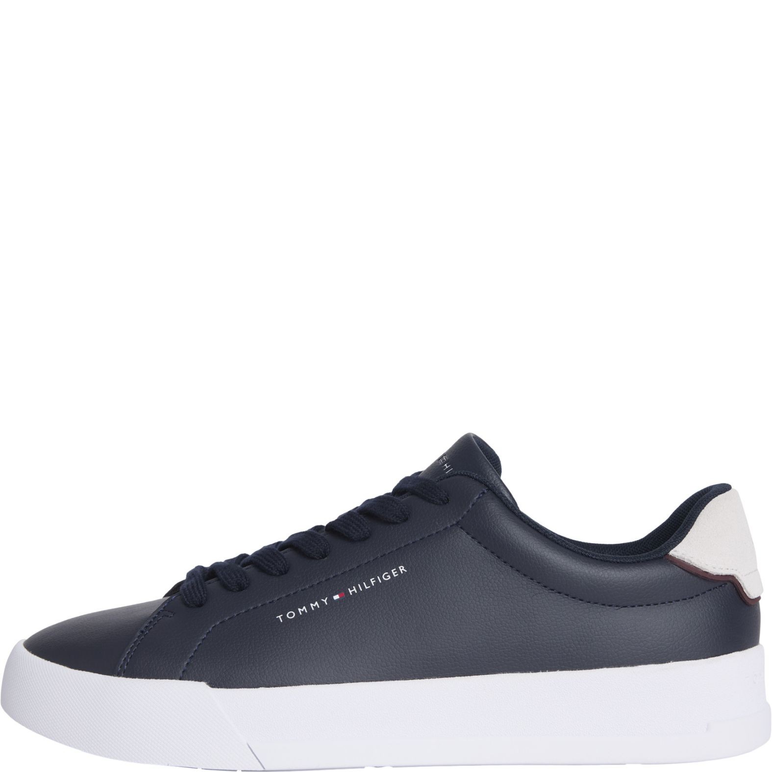TOMMY HILFIGER Laisvalaikio bateliai vyrams, Mėlyna, Court detail sneaker 2